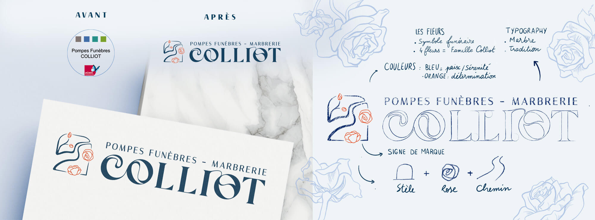 Colliot - a brand engraved in marble