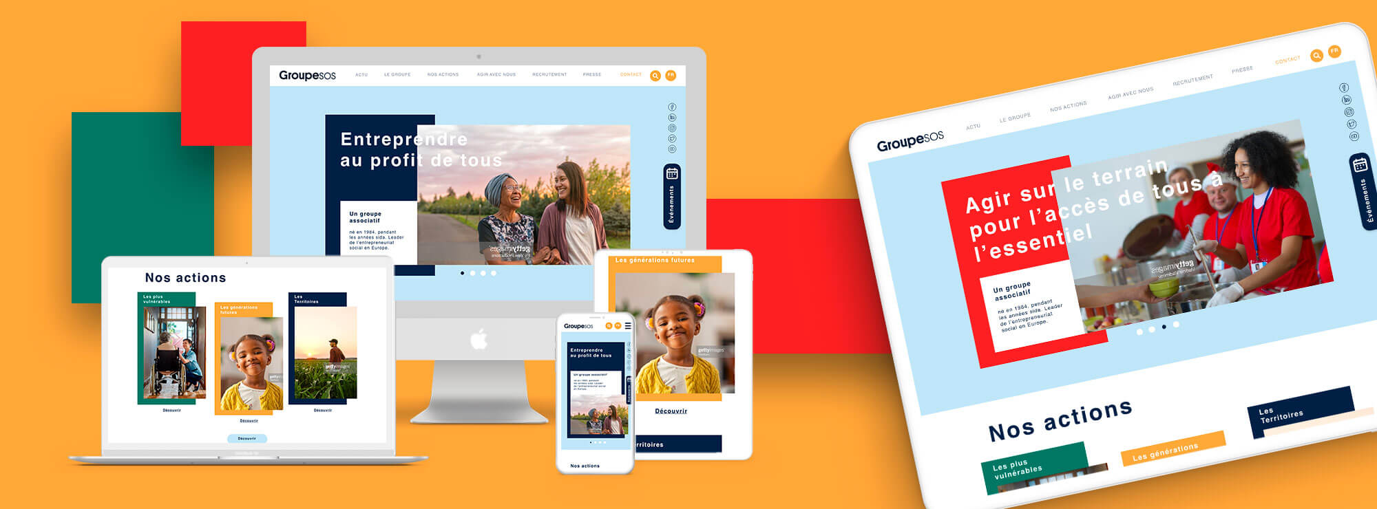 GroupeSOS - un webdesign tout frais