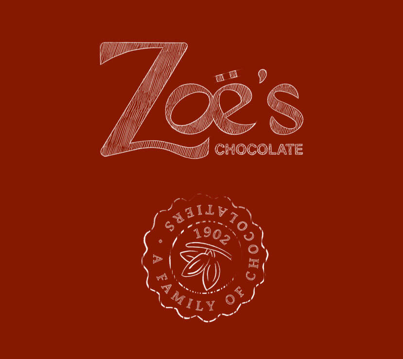 Zoë’s Chocolate - un logo à dévorer