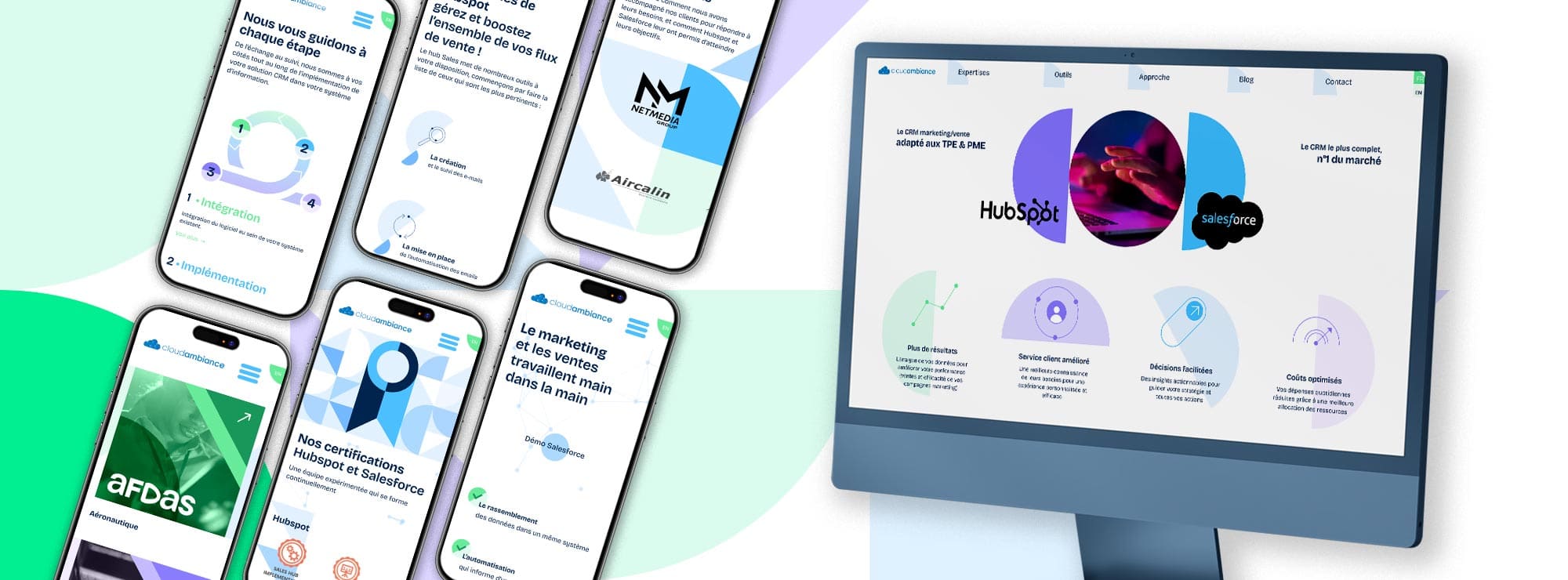 Cloud Ambiance - un site web sur un petit nuage