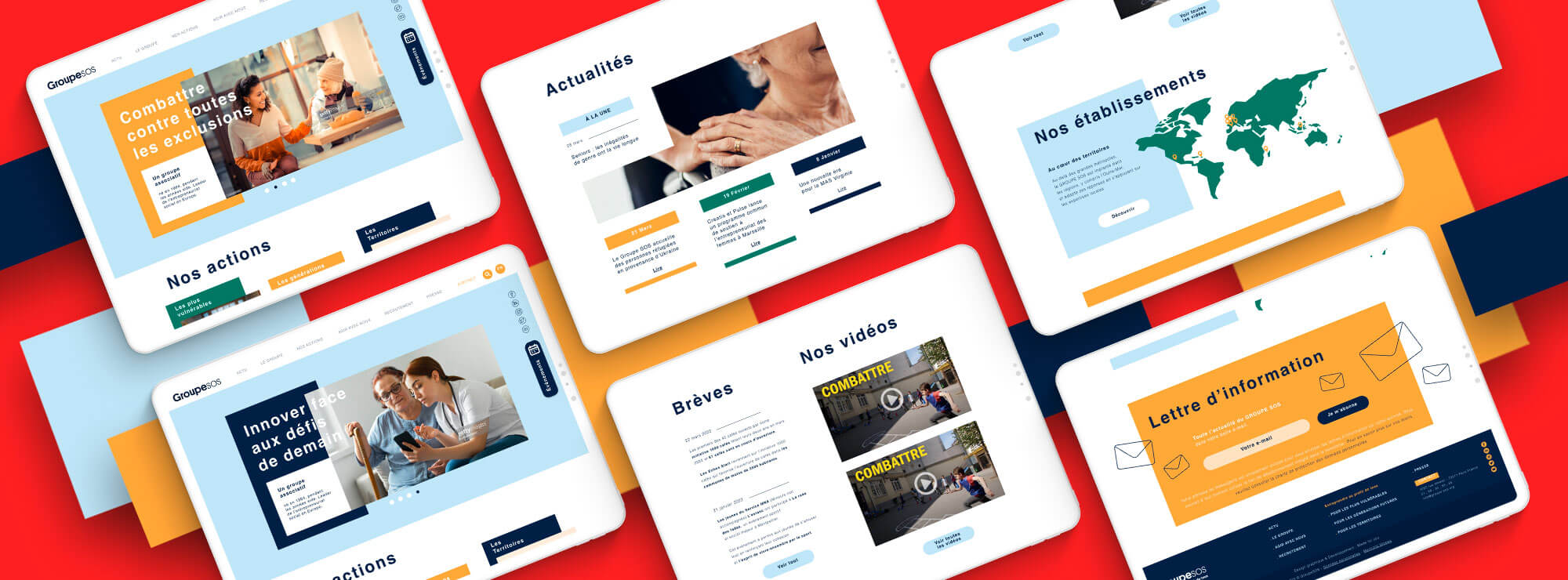 GroupeSOS - un webdesign tout frais