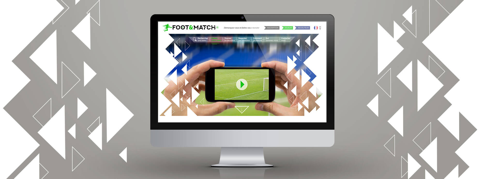 Foot & Match - an identity which reaches the goal