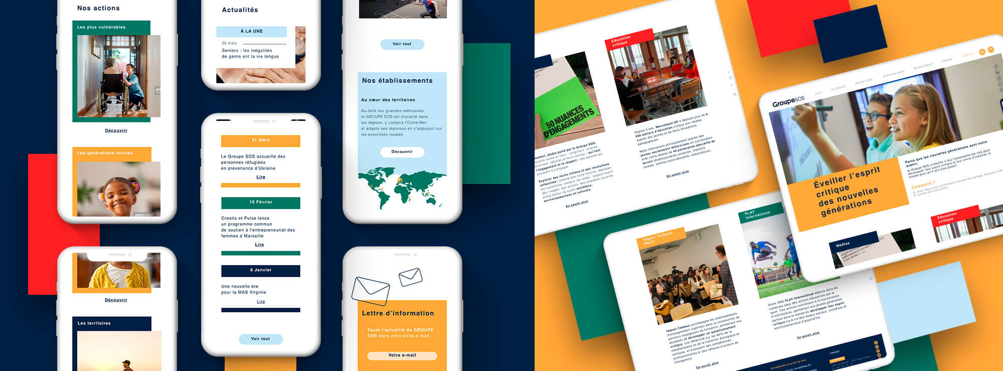 GroupeSOS - un webdesign tout frais