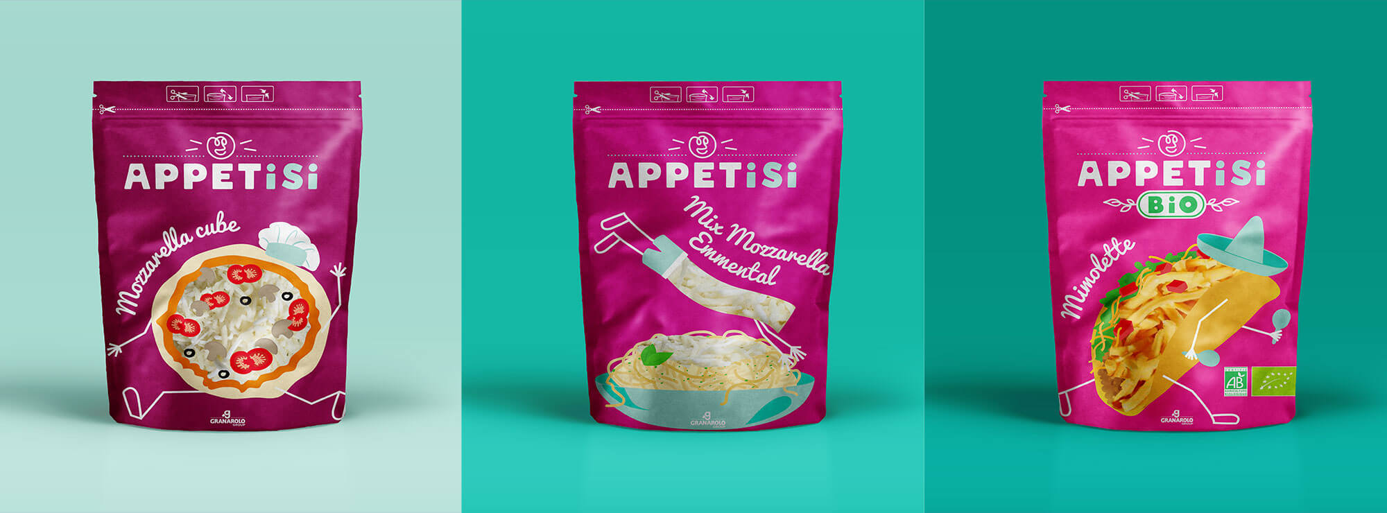 Appetisi by Granarolo - an identity package to snack on