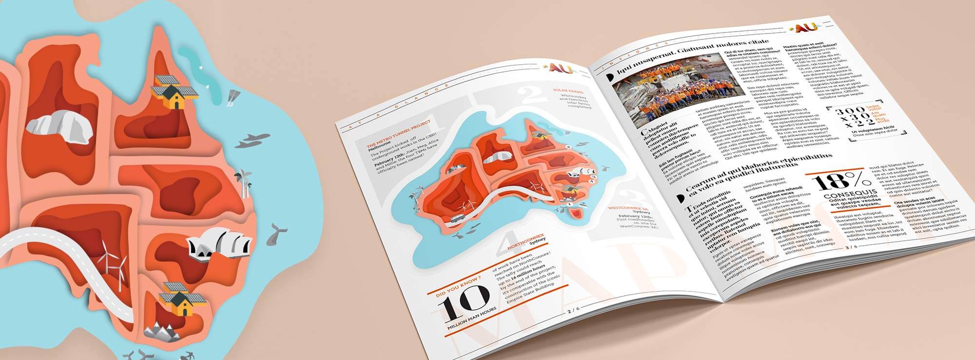 Bouygues Construction - a newsletter that prints