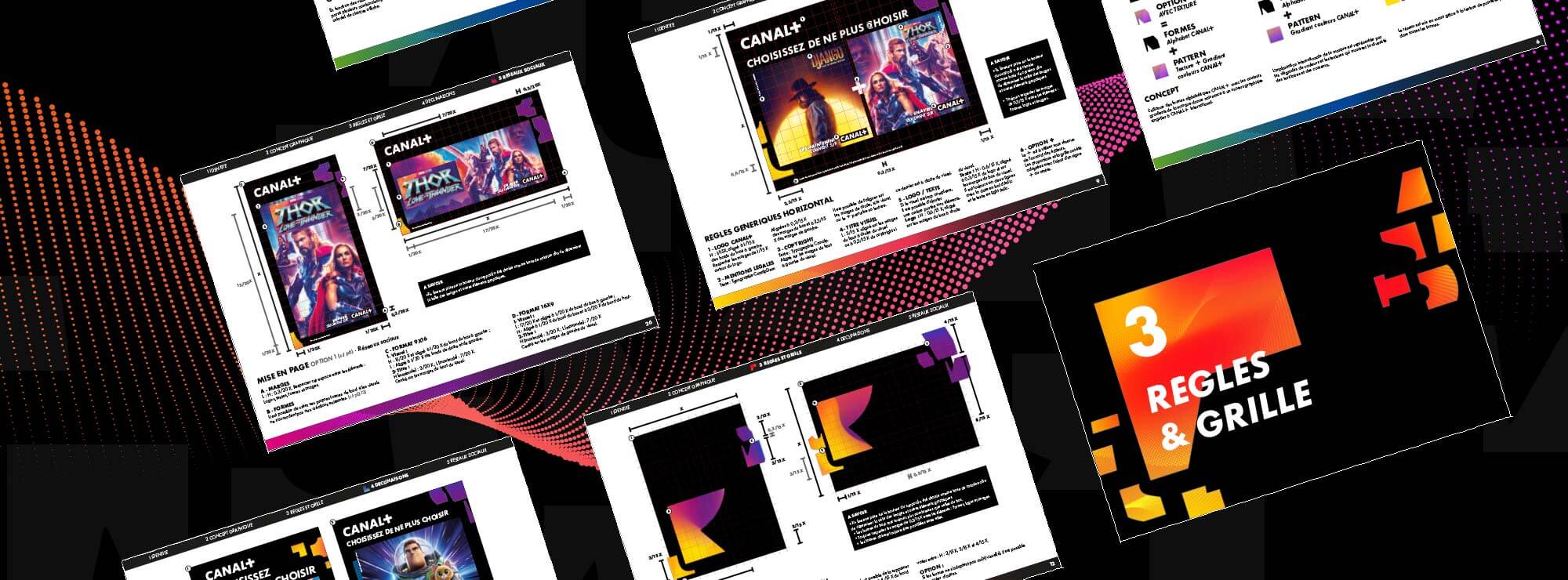 Canal+ - un visuel en pièces