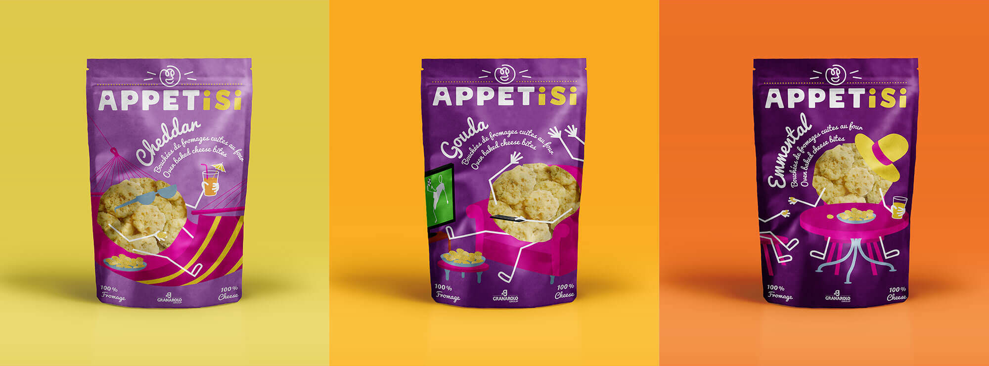 Appetisi by Granarolo - an identity package to snack on