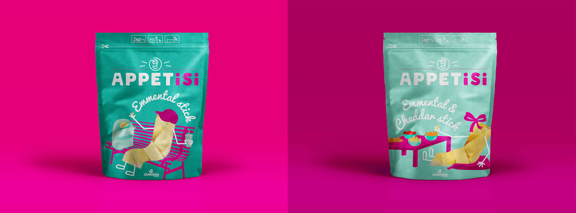 Appetisi by Granarolo - an identity package to snack on