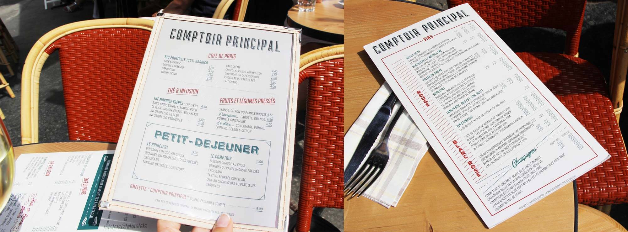 Comptoir principal - a well-assembled identity