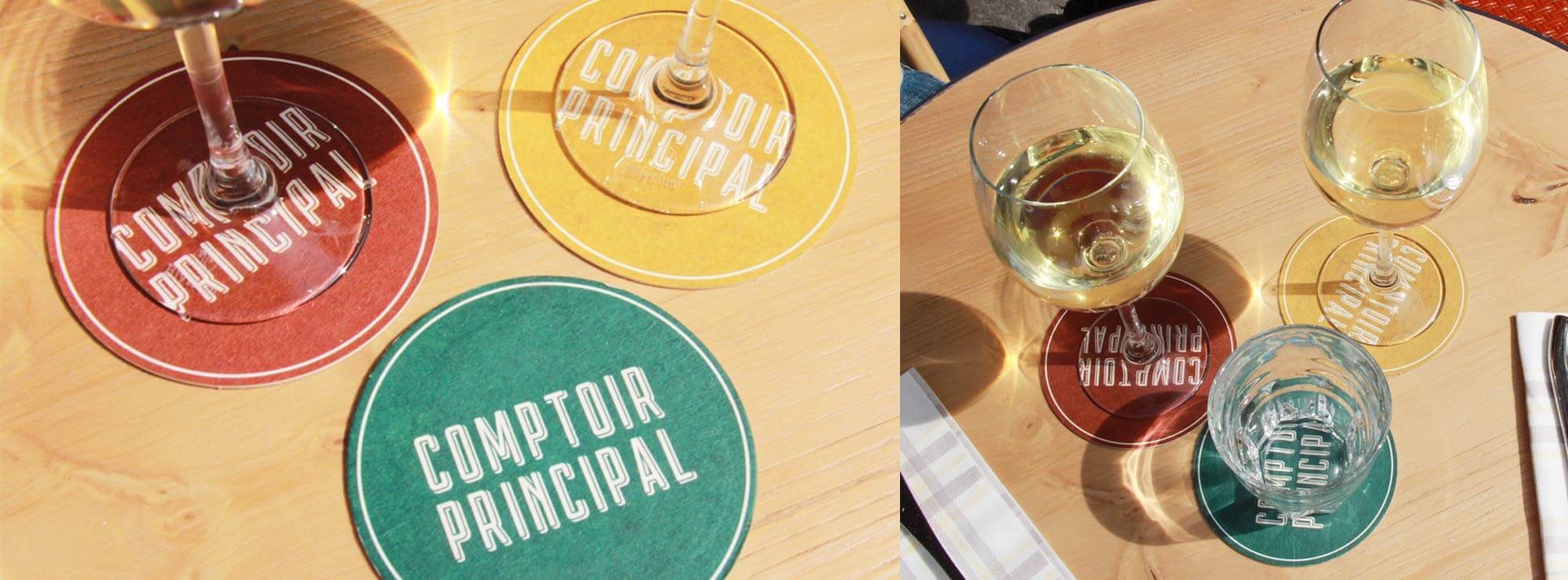 Comptoir principal - a well-assembled identity