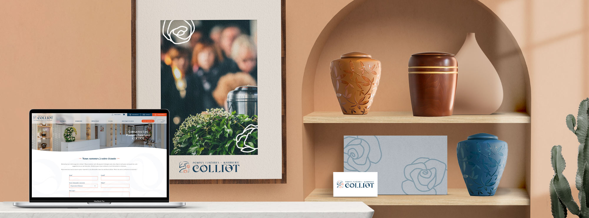 Colliot - a brand engraved in marble