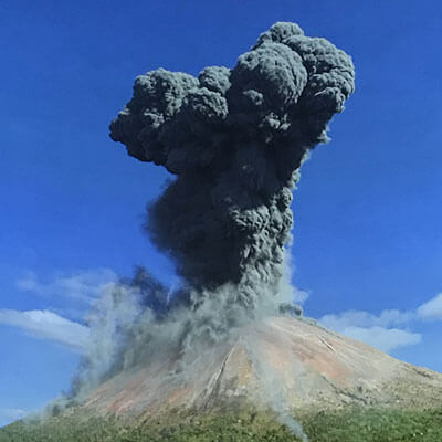 Eruption Vésuve
