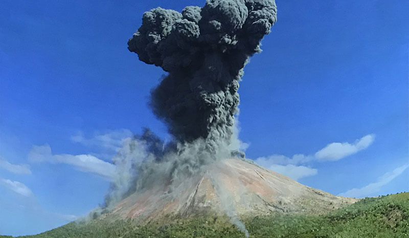 Eruption Vésuve